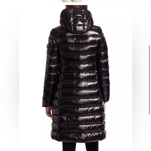 Moncler Moka long jacket in very good condition. Size 0 .